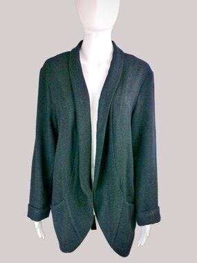 LUSH Casual Black Women's Suit Blazer